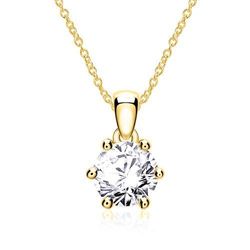 585er Goldkette für Damen mit Diamant female