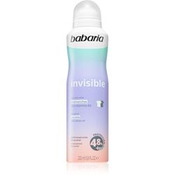 Babaria Deodorant Invisible Antitranspirant Spray Tegen Witte En Gele Vlekken 200 Ml 0,2 L