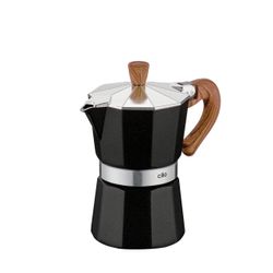 Cilio Espressokocher CLASSICO NATURA Schwarz