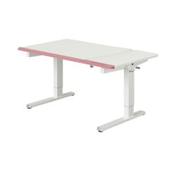 Paidi Kreideweiß Rosé Schreibtisch "Teenio Gt In Verschiedenen Ausführungen Mitwachsend & Ergonomisch" B/H/T Ca. 130/53-79/75 Cm Kreideweiß Höhenverstellbarer Schülerschreibtisch Platte Bis 14 Neigbar von Baur - Image 3