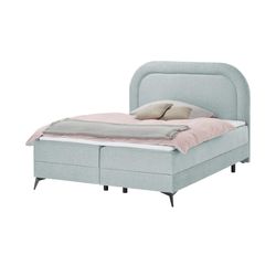 Höffner Polsterbett Westmorland ¦ grün ¦ Maße (cm): B: 140 H: 120 T: 210