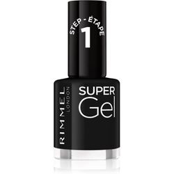 Rimmel Black Super Gel Gel Nagellak Zonder Uv/Led Lamp Tint 070 Obsession 12 Ml 12Ml