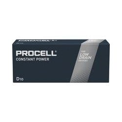 Duracell Procell Alkaline Intense Power D, 1,5V, Batterie 10 Stück, D Mono