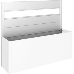 Biohort Sichtschutz mit Acrylglas-Paneel für Belvedere/Hochbeet - 2 m Seite, silber-metallic - Image 4