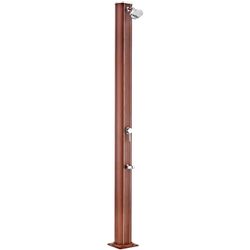 Gre - Runde Solardusche Holzoptik Mit Fußwascher Dsalr32w 8412081238135 - Image 3