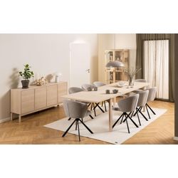 Actona Braun Esstisch, Linley – Weiß – Ca. 200X75x100cm - Image 5