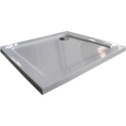 Sanotechnik Weiß Eckduschwanne "Venus" Lxbxh: 80X80x55Cm von Baur - Image 4