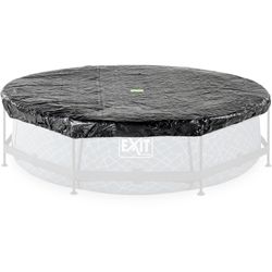 Exit Schwarz Pool-Abdeckplane "Durchmesser 244Cm" Schützt Den Pool Oder Das Trampolin Gegen Wetter Und Schmutz von Baur - Bild 6