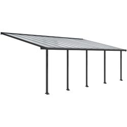 Palram - Canopia Grau Terrassendach "Olympia 3X7.3" Bxt: 739X295 Cm von Baur - Image 2