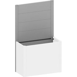 Biohort Silberfarben Metallic Sichtschutzelement Für Hochbeet Davinci von Baur - Image 4