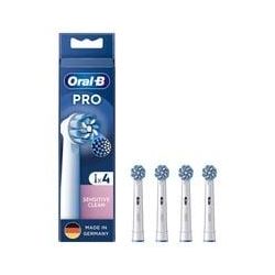 Braun Oral-B Pro Sensitive Clean Aufsteckbürsten 4Er-Pack Weiß