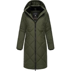 VAN GRAAF Ragwear Damen Oliv Steppmantel Grün, Extra Groß - Bild 3