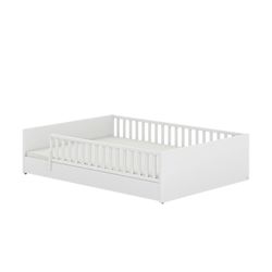 Paidi Kreideweiß "Little Flo Vom Bis Zum Teeni In Mehreren Farben Und Breiten" Breite/Länge: 90X200cm + 120X200cm +140X200cm Umbaubar Zum Kinder- Oder Jugendbett Bodenbett Auch Als Sofa Nutzbar Baby von Baur - Image 6