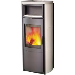 Hark Grau Kaminofen ""Nika Ecoplus Creme-Weiß"" von Baur - Image 3