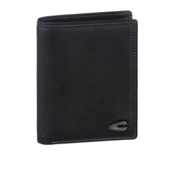 Camel Active Herren Schwarz Geldbörse "Vegas", Leder, Clean, Gepflegt, Unifarben, Kleinlederwaren, Aus Hochwertigem Rindsleder Mit Metall Logo - Bild 9