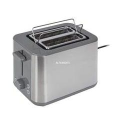 Braun Toaster Purshine Ht 1510 Gy Edelstahl/Grau, 900 Watt, Für 2 Scheiben Toast