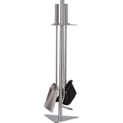 Firefix Silber Kamingarnitur 4-Tlg. von Baur - Image 3