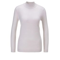 Damen Stehkragenpullover weich wie Kaschmir silbergrau, Größe 46 - Bild 3