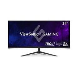 Viewsonic Vx3418c-2K, Gaming-Monitor 86.4 Cm (34 Zoll), Schwarz, Uwqhd, Va, Curved, Free Sync Premium, 180Hz Panel
