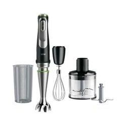 Braun Multiquick 9 Stabmixer Mq 9135Xi Schwarz/Edelstahl, 1.200 Watt, Mit Zerkleinerer Und Schneebesen