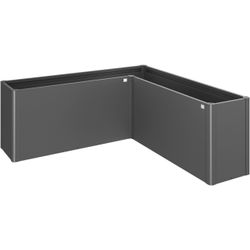 Biohort Dunkelgrau Metallic Hochbeet "Belvedere L-Form Maxi 2 M Verschiedene Farben" 201X201x77 Cm Extrem Langlebig Aus Metall von Baur - Image 4