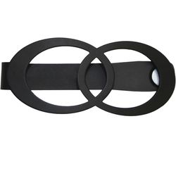 Gardinia Schwarz Raffspange Infinity Mit Magnetverschluss, Vorhang-Raffhalter Für Vorhänge Oder Stoffe, 13,5 X 5,5 Cm, Metall, - Image 4