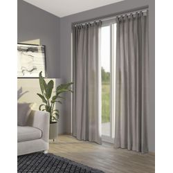 Primera  Kitt Vorhang "Stone-Washed" Schlaufen 1 Stk. Tlg. Einzigartige Waschung Mit Praktischen Stoffschlaufen Zum Aufhängen von Baur - Image 3