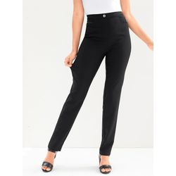 Damen Bengalinhose mit Zierreißverschlüssen schwarz, Größe 40 - Bild 4