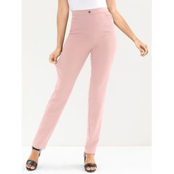 Damen Bengalinhose mit Zierreißverschlüssen rosé, Größe 19 - Bild 5