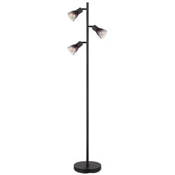Schwarz Stehlampe - Satella - Glas - Leselampe - E14 - 54312-3S - Bild 4