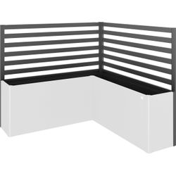 Biohort Rankgitter für Hochbeet (2 Stück, für L-Form) L Form dunkelgrau-metallic - Image 4