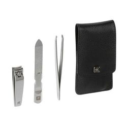 Zwilling Maniküre Pediküre Set 3Tlg. Mit Nagelknipser, Leder