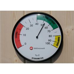WEKA Sauna-Hygrometer, für: Saunen, weiß - weiss - Image 4