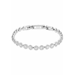 Swarovski - Angelic Armband In Weiß- 5071173 - Zeitlose Eleganz Mit Funkelndem Kristallpavé- Rhodiniert - Accessories - Damen - Grau - One Size - Bild 9