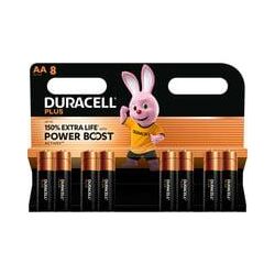 Duracell Plus Alkaline Batterie, Mignon Aa Lr06 1,5V, Extra Life 8 Stück, Aa (Lr06)