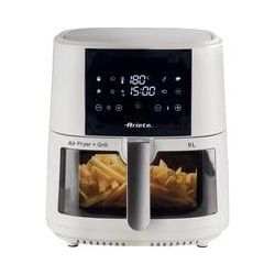 Ariete Heißluftfritteuse 9 L Weiß, 1.500 Watt, Korb 9 Liter, Mit Sichtfenster