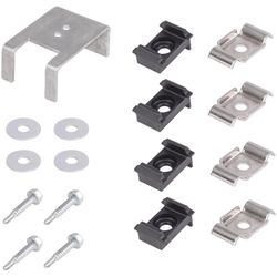Alberts® Umbau-Set Eckbert, von Zaunpfosten zu Eckpfosten, Kunststoff, schwarz 672997 - Image 3