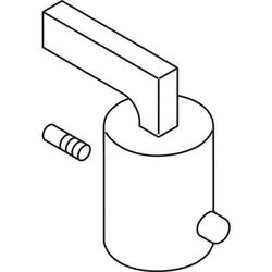 Hansgrohe Hebelgriff Thermostat Axor Citterio 39395000 2-L. Armatur Wannenrand Chrom