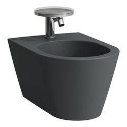 Laufen Schwarz Kartell Wand-Bidet, 1 Hahnloch, 370X545x430mm, - Image 4