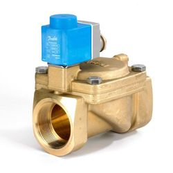 Le Sanitaire Danfoss Magnetventilgehäuse Eckventil 220B 50G G 2, Kvs 40,0, Servogesteuert, Nc, 032U7150 - Bild 4