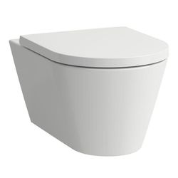 Laufen Kartell Wand-Wc, Tiefspüler, Mit Silent Flush Spülrandlos, 545X370x355mm, H8213310000001 - Image 4