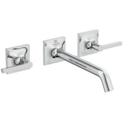 Ideal Standard Joy Neo Fertigmontageset Bd154aa Für 3-Loch-Waschtisch-Armatur, Hebelgriffe, Ausladung 209Mm, Chrom