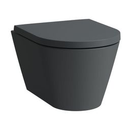 Laufen Wand-Wc Compact Kartell Spülrandlos, Tiefspüler Graphit Matt - Image 5