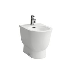Laufen Weiss Toilette + Bidet, The New Classic Standbidet, 1 Hahnloch, Mit Überlauf, H832851 - Image 5