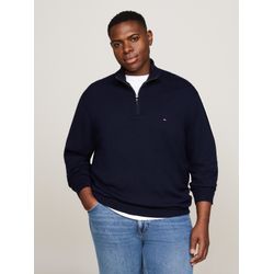 Tommy Hilfiger Big & Tall Herren Desert Sky Troyer "Bt-Pima Org Ctn Cashmere Zmock-B" Große Größen erhältlich in Größe XXL von Baur - Bild 4
