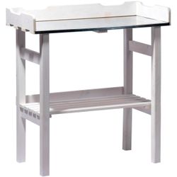 Dobar Weiß Pflanztisch Verzinkte Arbeitsfläche Mit Umrandung von Baur - Image 3