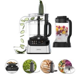 Xkenwood Haushaltsgeräte Kenwood Multipro Onetouch Kompakt-Küchenmaschine Und Standmixer Fdm73.480ss Silber 0W22011079 - Bild 9