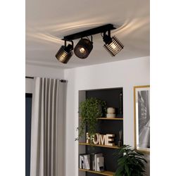 EGLO SEGOVIA SKINNE 3XE27 SORT/NATUR - Bild 6