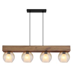 Globo Lighting Hängeleuchte schwarz Maße (cm): B: 18 H: 120 - Höffner - Bild 2