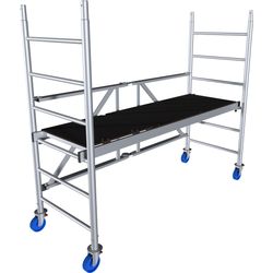 Krause Versilbert Faltgerüst Monto Protec Xs Aluminium 2,90 M Baugerüst - Image 4